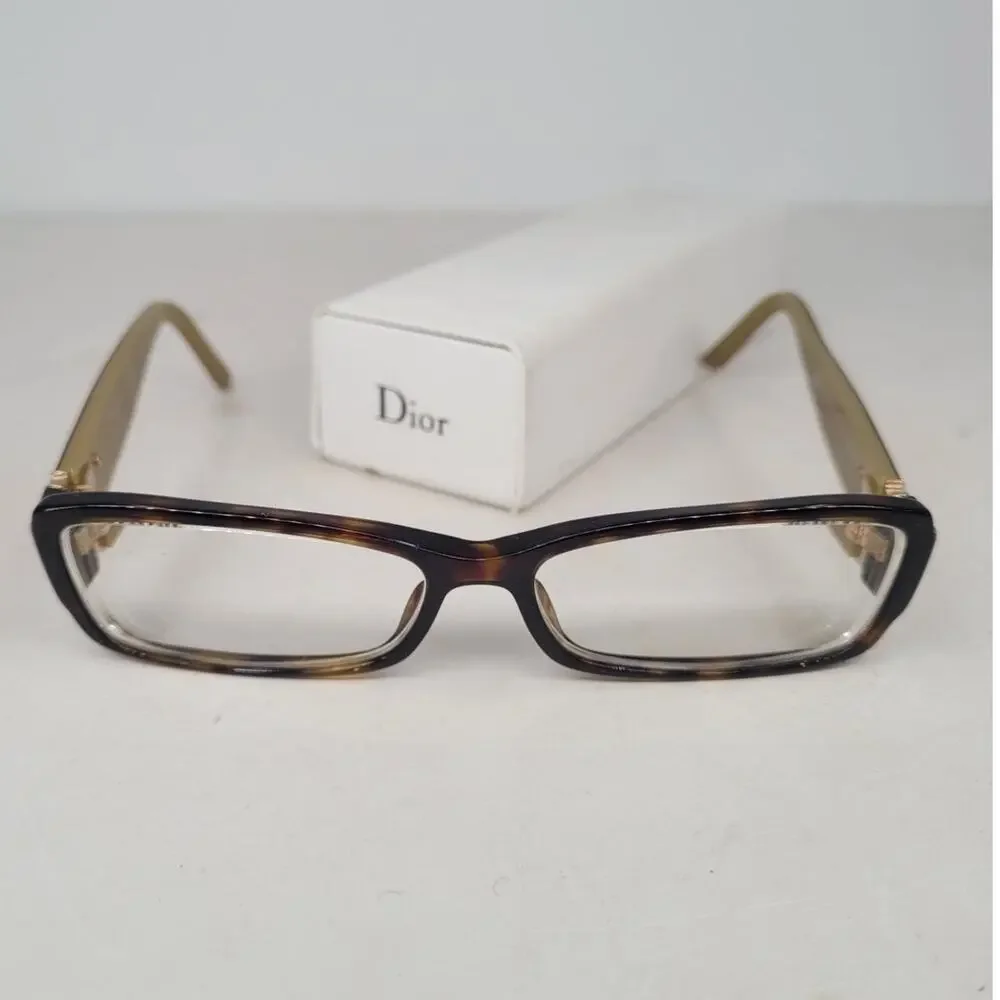 Christian Dior‎ Havana Red Eyeglasses Chic Designer Italy Frames